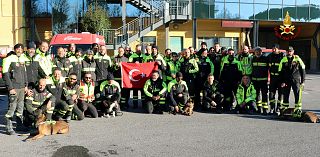 Il team Usar dei vigili del fuoco rientrato in Toscana