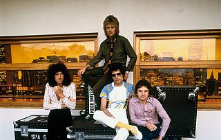 I quattro musicisti alla fine degli anni settanta