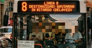 Il bus numero 8 a Firenze