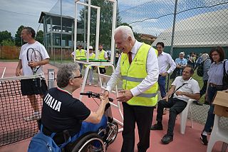 Il presidente Giani alla giornata paralimpica regionale
