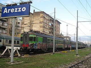 la stazione di Arezzo