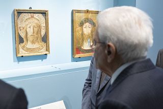 Sergio Mattarella alla mostra su Beato Angelico