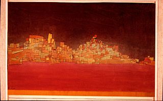 L'opera "Città su due colline" di Paul Klee