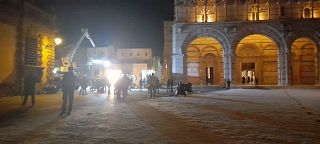 Le riprese a Lucca