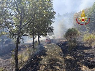 Il luogo dell'incendio