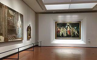 In foto la Sala di Botticelli