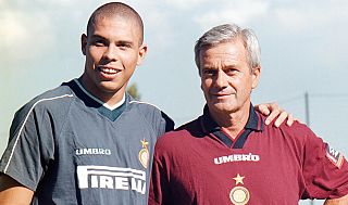 Gigi Simoni con Ronaldo nella stagione 1997/98
