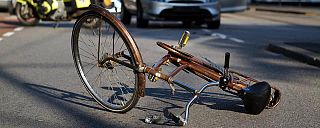 bicicletta incidentata