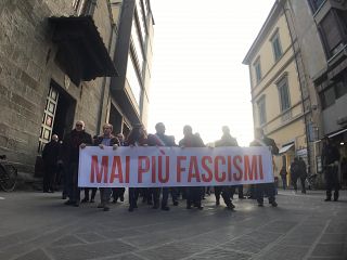 La manifestazione di sabato scorso a Pisa, in cui è stata espressa solidarietà a Barnini