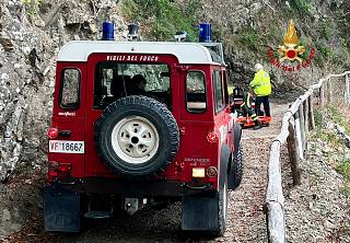 I soccorsi dei vigili del fuoco