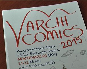 La locandina dell'edizione 2015 di Varchi Comics