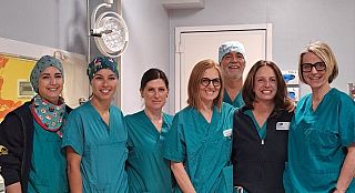 Il team, al centro la dottoressa Chechi