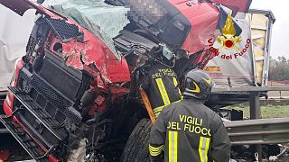 L'intervento dei vigili del fuoco