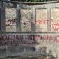Vigile del Fuoco deceduto, vandali no vax al cimitero