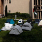 Studenti accampati in Università per la Palestina
