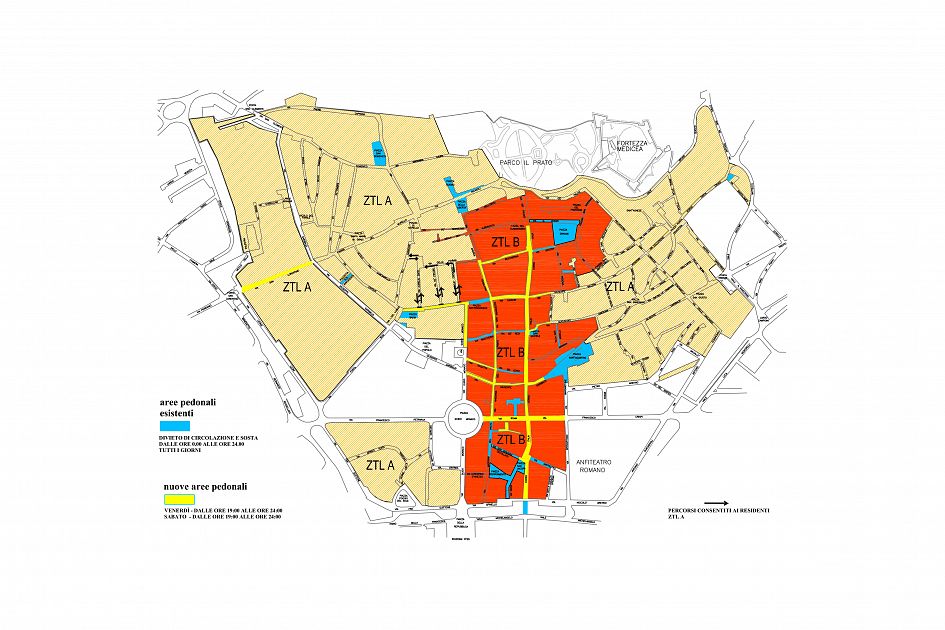 La maxi area pedonale mette in crisi i residenti