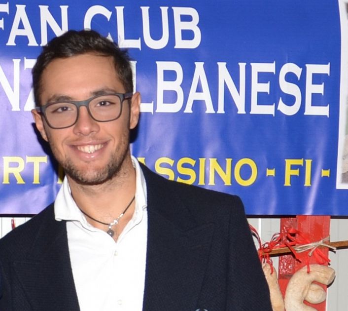 Vincenzo Albanese nel 2021 con Basso e Contador Sport REGGELLO