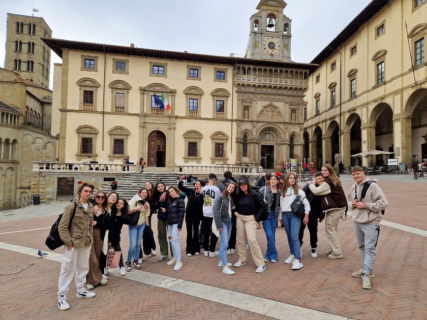 Studenti da Nizza ospitati dalle famiglie aretine quinos AREZZO