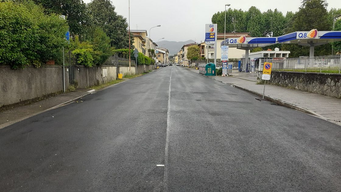 In via Dalmazia l asfaltatura va pi in l Attualit PISTOIA