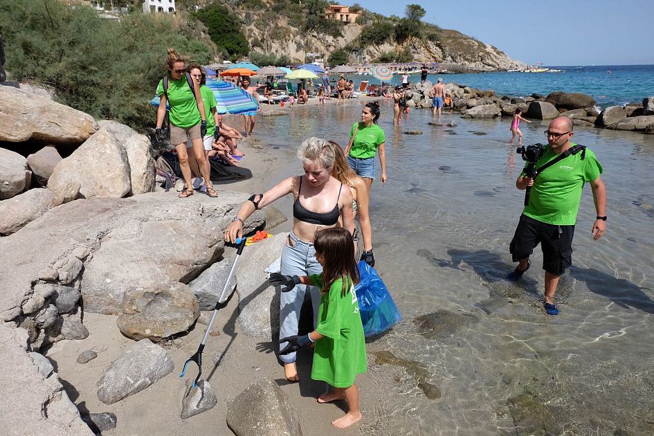 Maratona di plogging all Elba con Bebe Vio Attualit ISOLA D ELBA