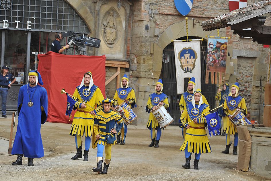 I figuranti di Porta Santo Spirito Giostra Saracino AREZZO