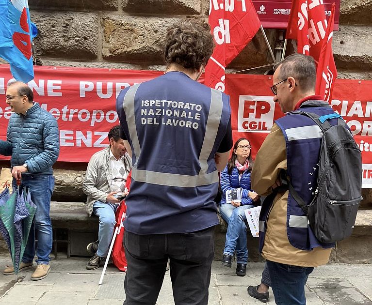 Sciopero ispettori del lavoro presidi in Toscana Lavoro TOSCANA