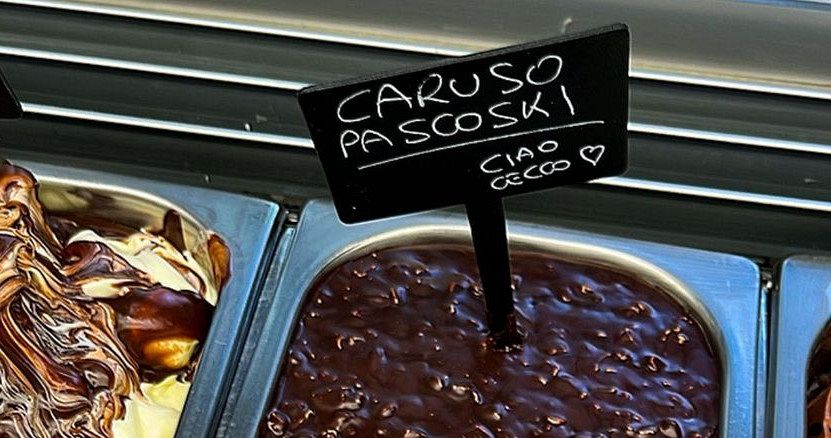 Gelato Caruso Pascoski la dedica a Francesco Nuti Attualit PRATO