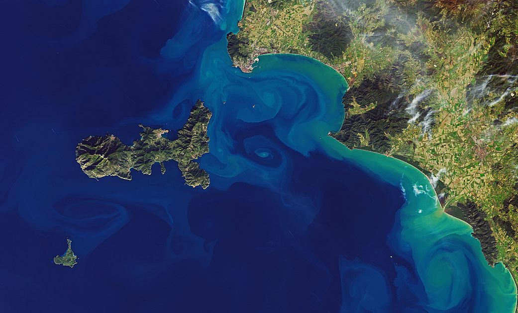 L'Elba e la costa piombinese viste dallo spazio | Attualità PORTOFERRAIO