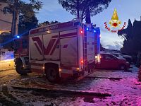 L'intervento dei vigili del fuoco