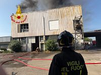 L'intervento dei vigili del fuoco