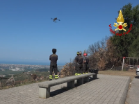 L'inizio della ricognizione col drone
