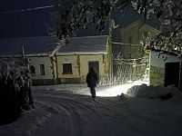 neve nella notte