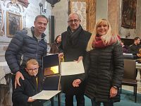 Il premio ai fratelli Campioni