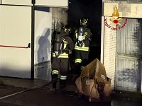 L'intervento dei vigili del fuoco
