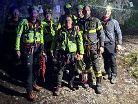 La squadra che ha effettuato l'intervento