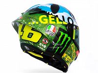 Il casco di Valentino Rossi al Mugello 4 (foto da Fb)