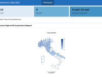 I casi di Chikungunya nelle regioni italiane mappa