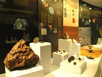 Alcune meteoriti al Museo di Scienze Planetarie