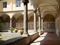 Il chiostro maggiore del convento di Giaccherino