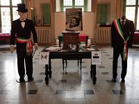 La mostra di cimeli a Palazzo Ducale
