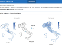 I casi di Chikungunya nelle regioni italiane mappa