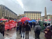 La manifestazione a Firenze (Foto: Cgil Firenze / Facebook)