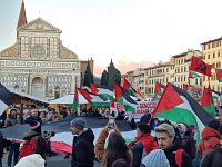La manifestazione per la Palestina a Firenze