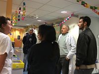 Lorenzo Musetti ha visitato l'ospedale Noa di Massa