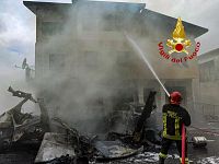 L'intervento dei vigili del fuoco