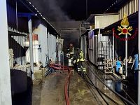 L'intervento dei vigili del fuoco 