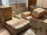 Così era stipata la refurtiva