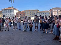 La manifestazione a Pisa