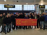 I lavoratori all'aeroporto Vespucci di Firenze