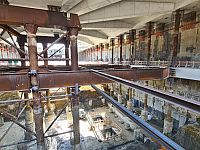 All'interno del cantiere